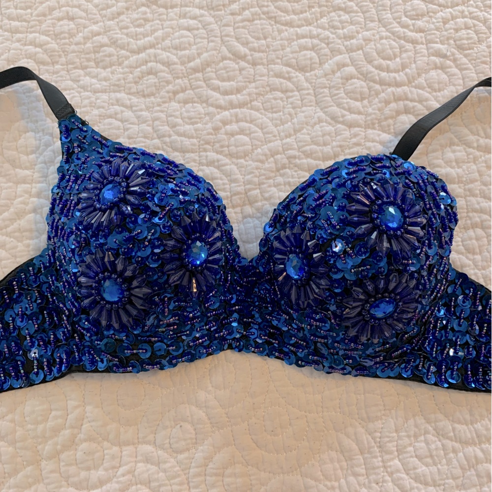 ✨3/$25✨ Beautiful Deep Blue Bra Sz 34B